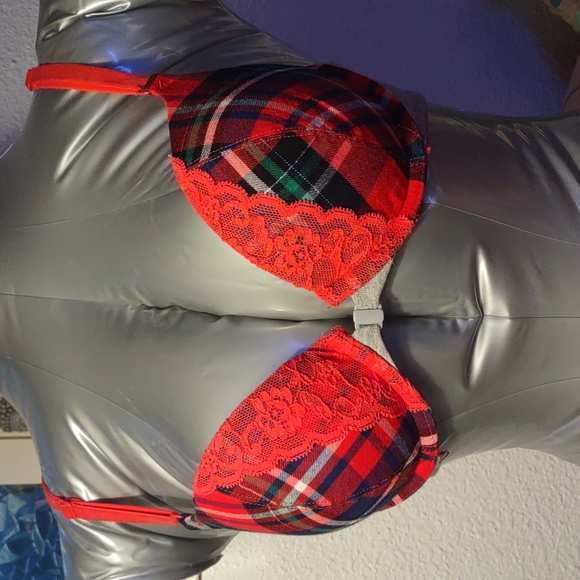 Plaid Victoria's secret push up bra 32b - Picture 2 of 9